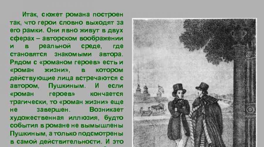 Страстный герой пушкинского романа «Евгении Онегин. Евгений онегин Учитель читает отрывок «Уж небо осенью дышало»