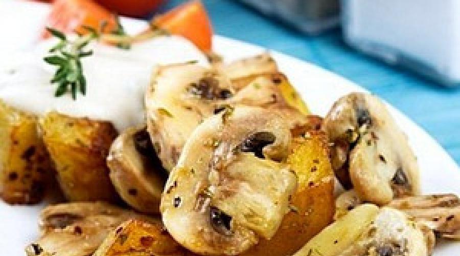 Рецепт тушения картошки с грибами в мультиварке. Невероятно вкусный рецепт картошки с грибами и сливочным соусом в мультиварке