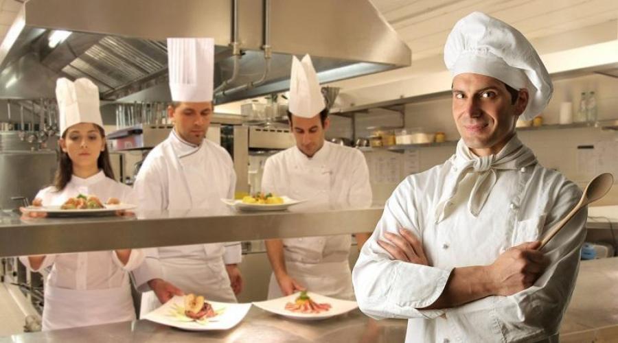 Istruzione ufficiale del Cook Enterprise Catering. Scuola Sala da pranzo Chef