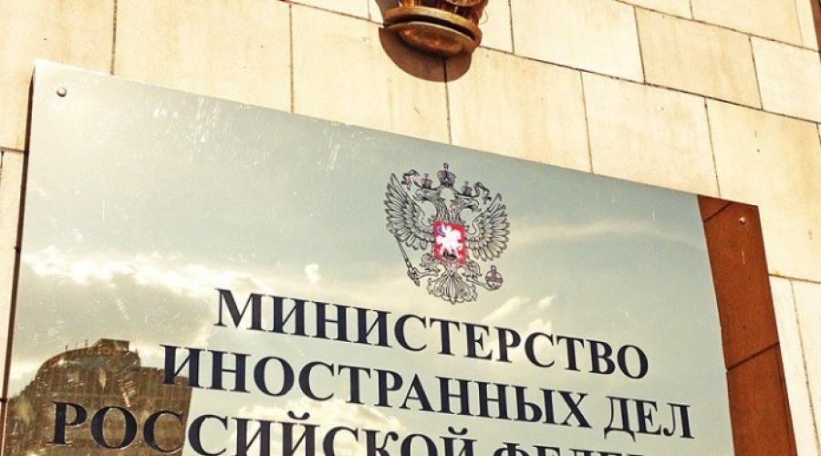  Министерство иностранных дел РФ: задачи, функции и структура. 