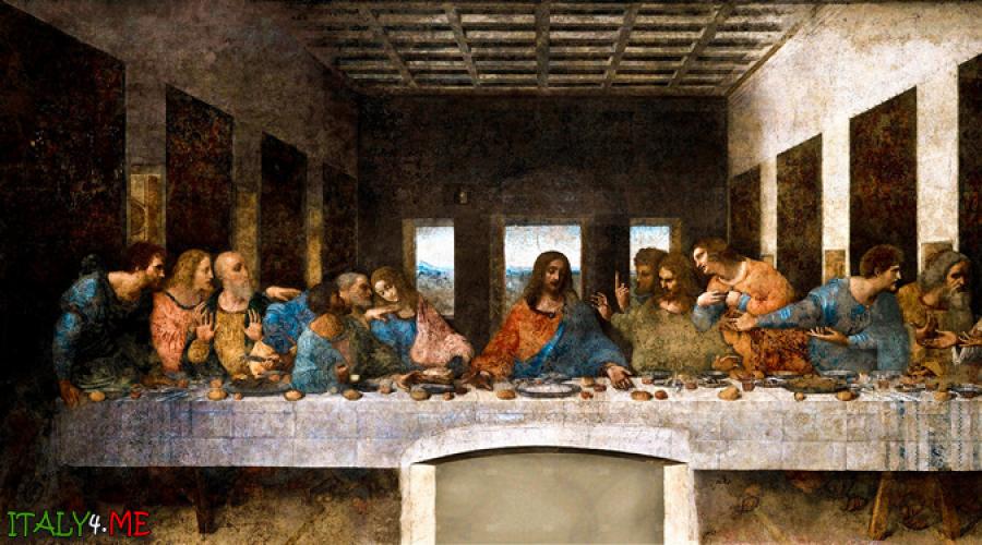 من هو يهوذا في صورة العشاء الأخير.  العشاء الأخير (لوحة جدارية ليوناردو دافنشي)