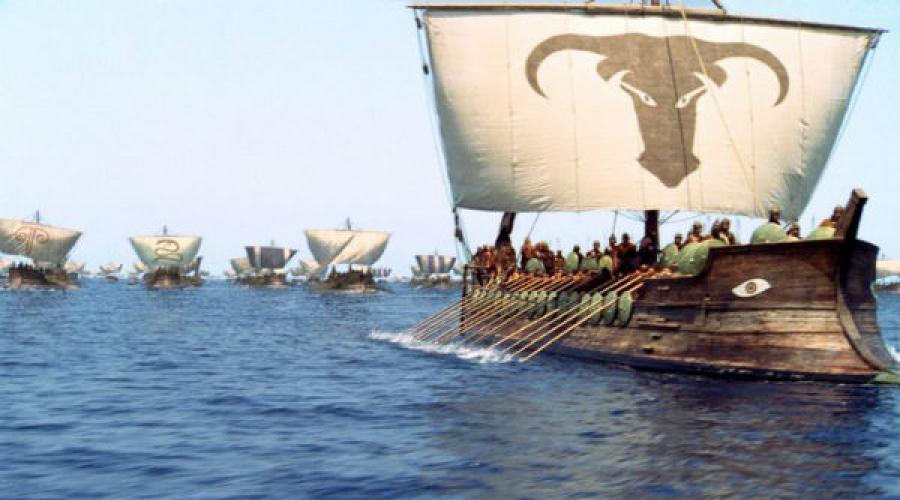 क्यों यूनानियों ने अपने जहाजों पर आँखें खींचीं। प्राचीन यूनानियों ने जहाजों की नाक पर आँखें खींचीं ...