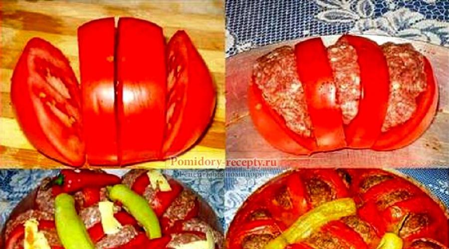 Što kuhati od rajčice u pećnici.  Pečene rajčice u pećnici: najbolji recepti s fotografijama