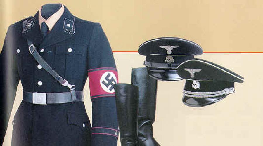Alman ordusunda hauptman. SS birlikleri: başlıklar ve farklılıklar işaretleri