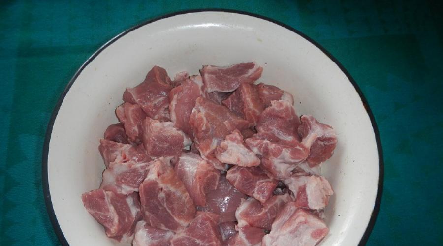 Συνταγή για μπάρμπεκιου κρέας από χοιρινό.  Μπάρμπεκιου χοιρινό
