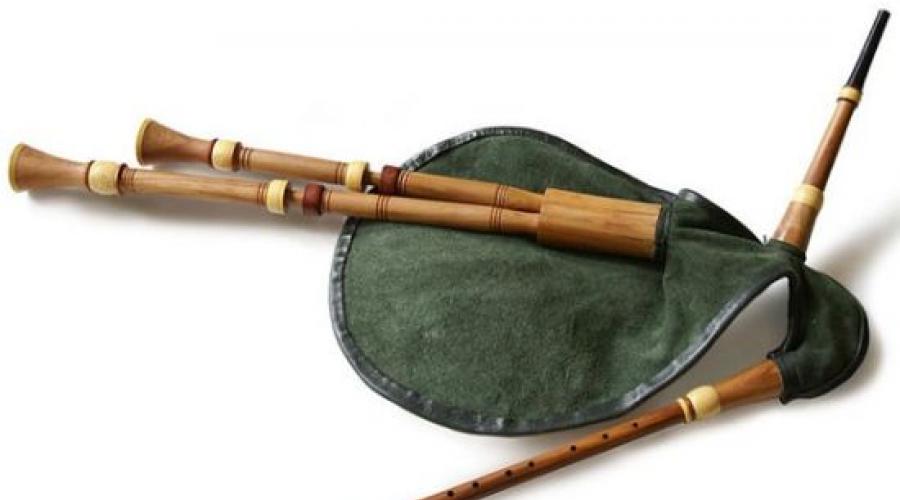 Волынка духовой музыкальный инструмент фото