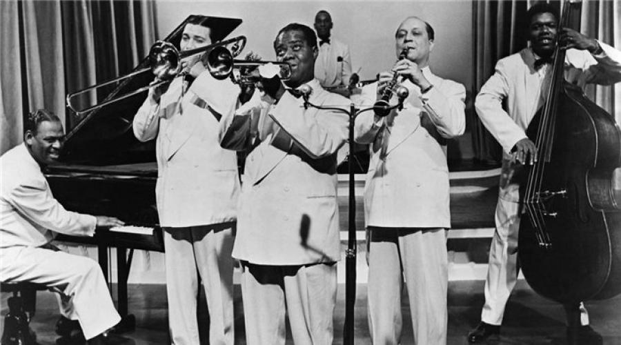 أوركسترا الجاز الأمريكية من أوائل القرن العشرين.  أوركسترا الجاز الرائعة