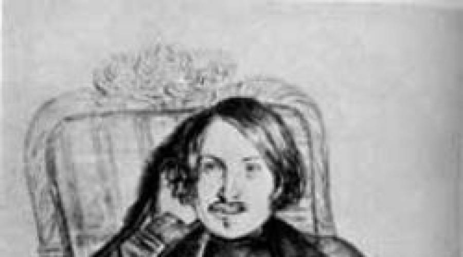 Był Gogol śmiercią kliniczną. Nikolay Gogol.