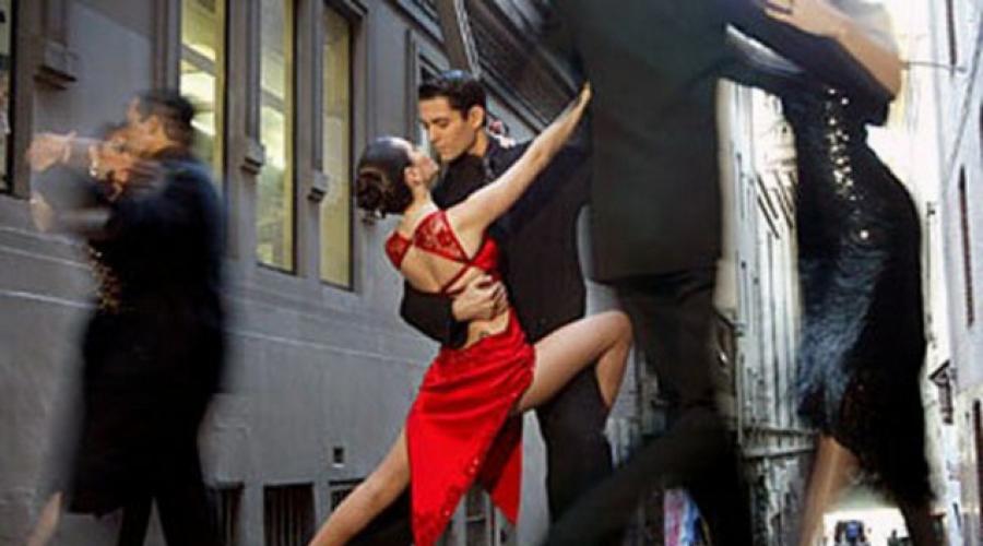 La storia dell'origine del tango.  La storia dello sviluppo del tango argentino