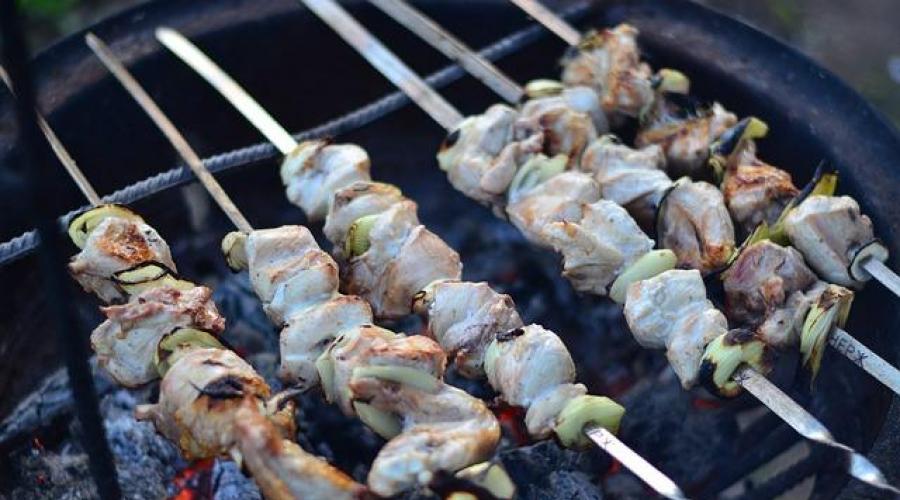 यह कैसे निर्धारित करें कि कबाब कब तैयार है।  बेर के बारे में विवरण