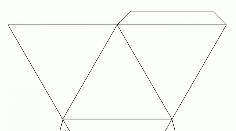 Pravilna četverokutna piramida crtanje kroz stanice. Tajanstveni portreti na hoeop piramidu