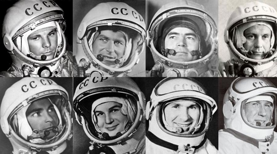 Rus kozmonotları en ünlüsüdür.  Dünyaca ünlü astronotlar ve kayıtları
