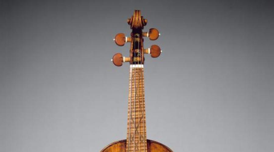 Veliki majstori: amati, Stradivari, Guardirari. Viipički majstori Italije Poruka o poznatim talijanskim majstorima violine