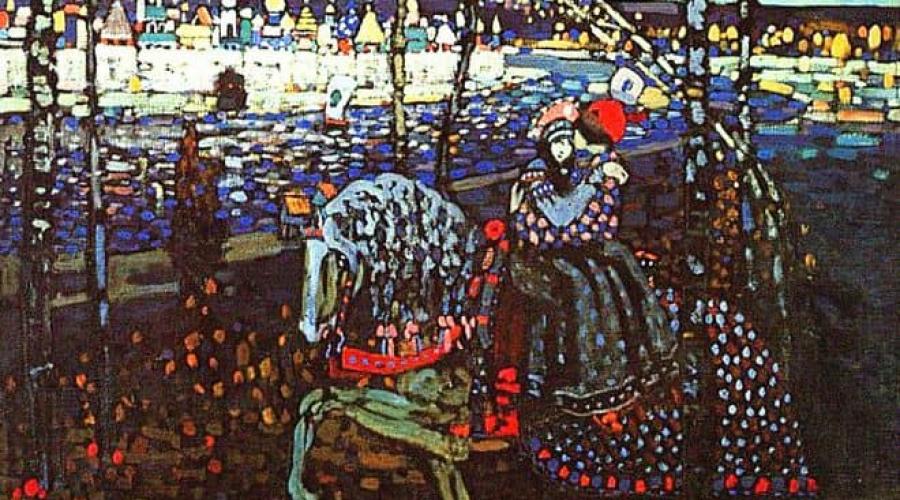 كاندينسكي أعمال معروفة جيدا. الصور الأكثر شهرة في Kandinsky