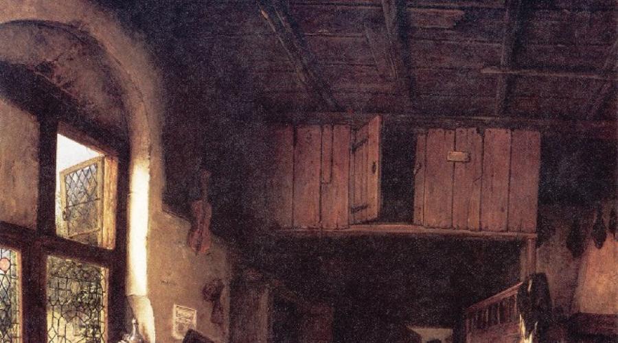حياة روسيا في القرن التاسع عشر في اللوحات الحية للفنان المنسي أليكسي كورزوخين ، المحبوب في المزادات الغربية.  الرسام الروسي أليكسي جافريلوفيتش فينيتسيانوف