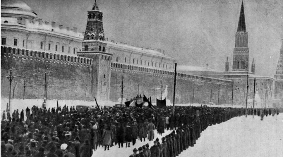 What were the first Mausoleum of Lenin. If there was such a technique and if such a technique worked - the Bolsheviks would be kept in power