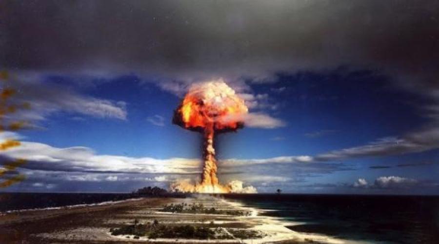 1 Atom bomba portlaganida. Manhaten aldash - kim birinchi atom bombasini yaratdi