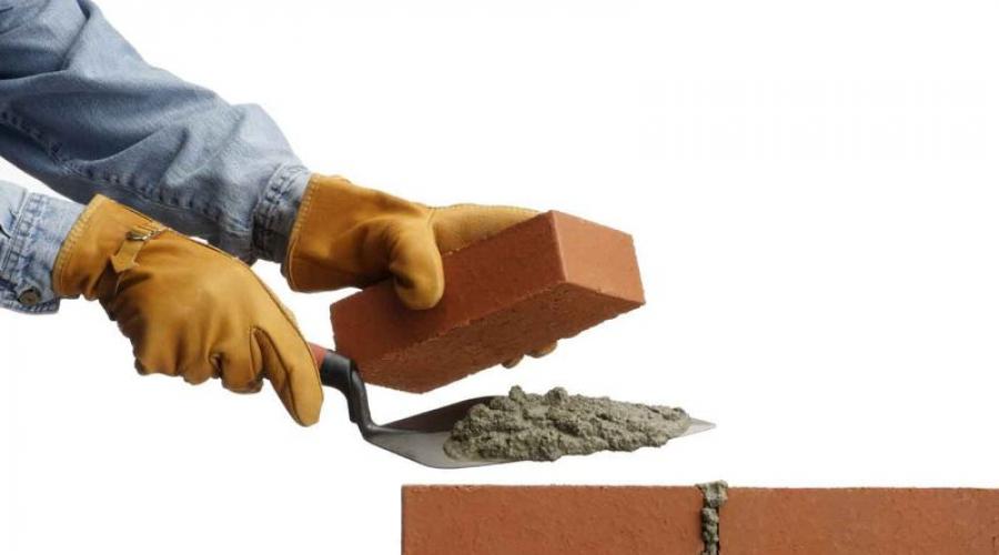 Brickwork corretto per fondazione. Costruzione di un muro di mattoni: mattoni la tecnologia di posa