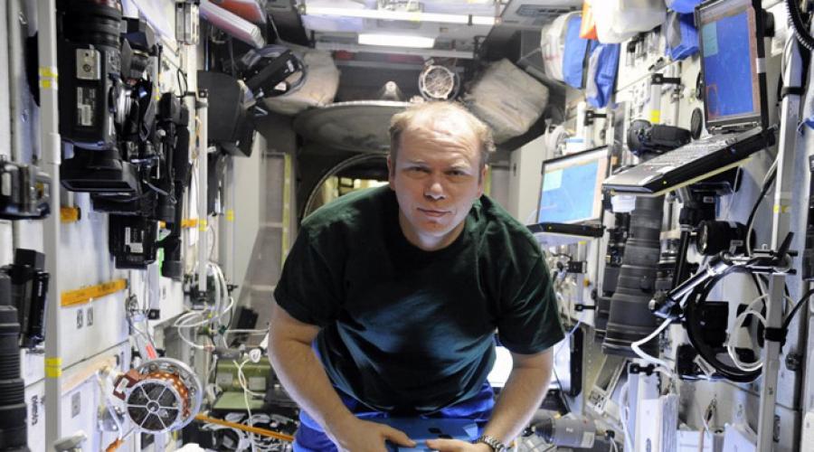 अंतरिक्ष में अंतरिक्ष यात्रियों के जीवन के बारे में रोचक तथ्य।  कक्षीय स्टेशनों पर अंतरिक्ष यात्रियों का जीवन