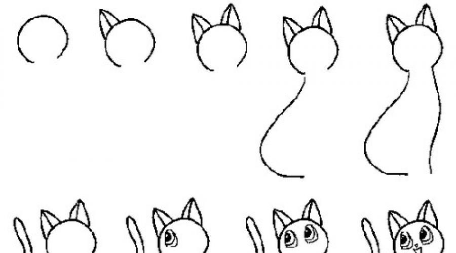 Рисуем кошек без проблем. Как рисовать кошек и котов