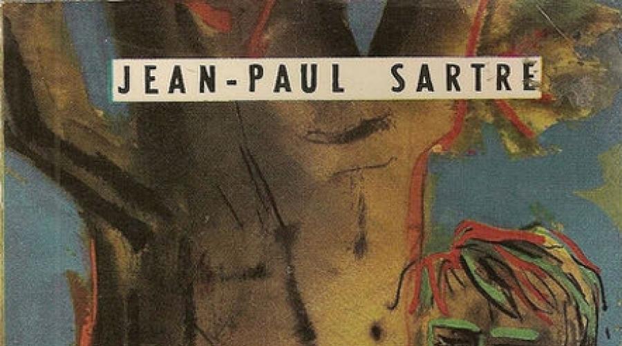 Jean Paul Sartre analiza nudności pracy.  Literatura egzystencjalna
