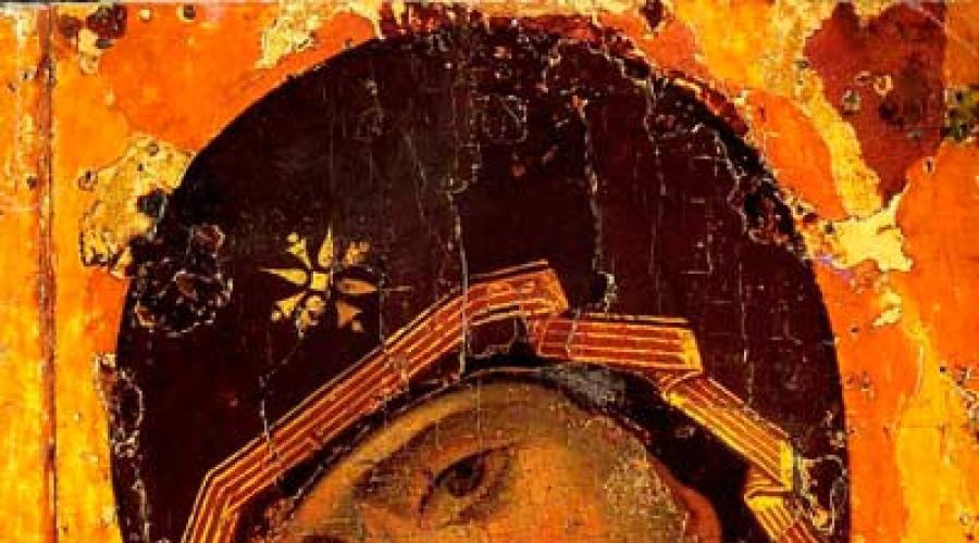 Opowieść o ikonie Vladimira.  Ikona Matki Bożej Włodzimierskiej: historia powstania