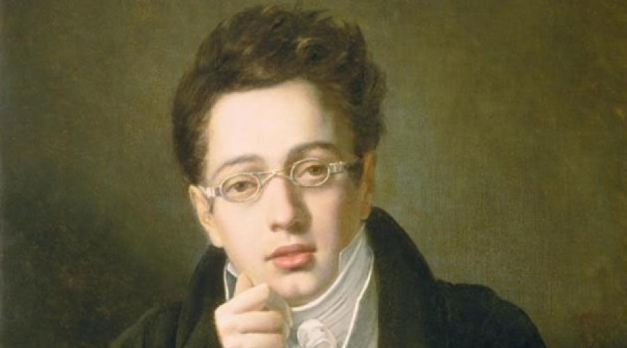 Schubert je biografija: težak život velikog skladatelja. Franz Schubert: Biografija, zanimljive činjenice, video, kreativnost poruka na Franz Schubert