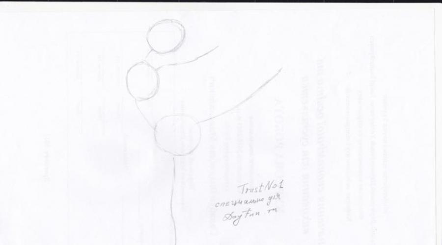 رسم كامل لراقصة الباليه بالقلم الرصاص.  بعض النصائح البسيطة حول كيفية رسم راقصة الباليه على مراحل
