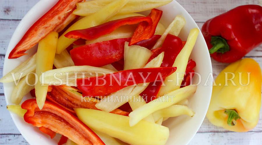  Лечо из болгарского перца и помидор на зиму, классический рецепт с фото. 