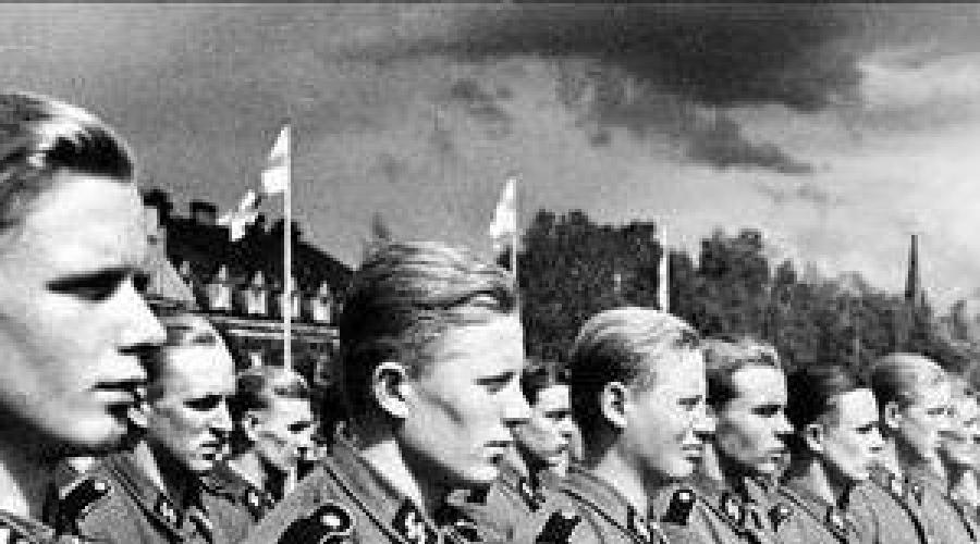 Titoli fascisti.  I ranghi militari delle SS