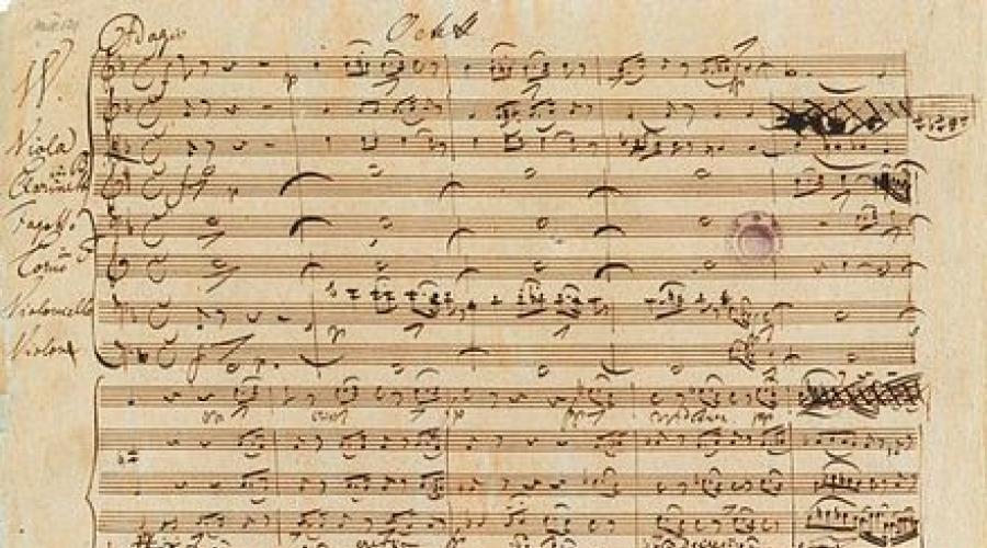 Schubert e le sue opere. Breve biografia creativa di Franz Schubert