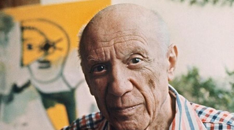 Kto požičal priezvisko Pablo Picasso. Životopis Pablo Picasso