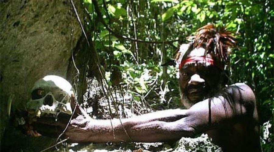 Последние племена каннибалов в Папуа Новой Гвинее (9 фото). Каннибализм в Африке