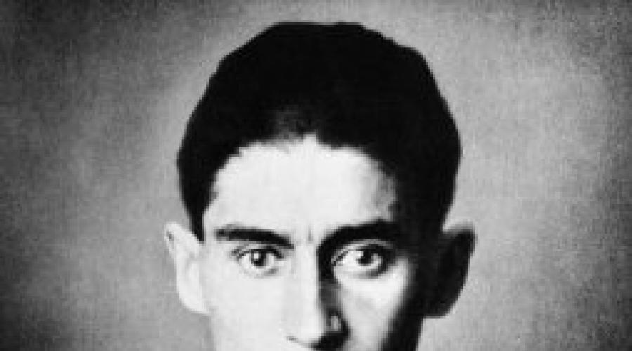 Universitet yillari.  Frans Kafka