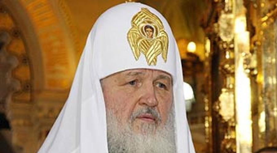 Патриарх Кирилл: биография. Биография патриарха кирилла, его семья и дети