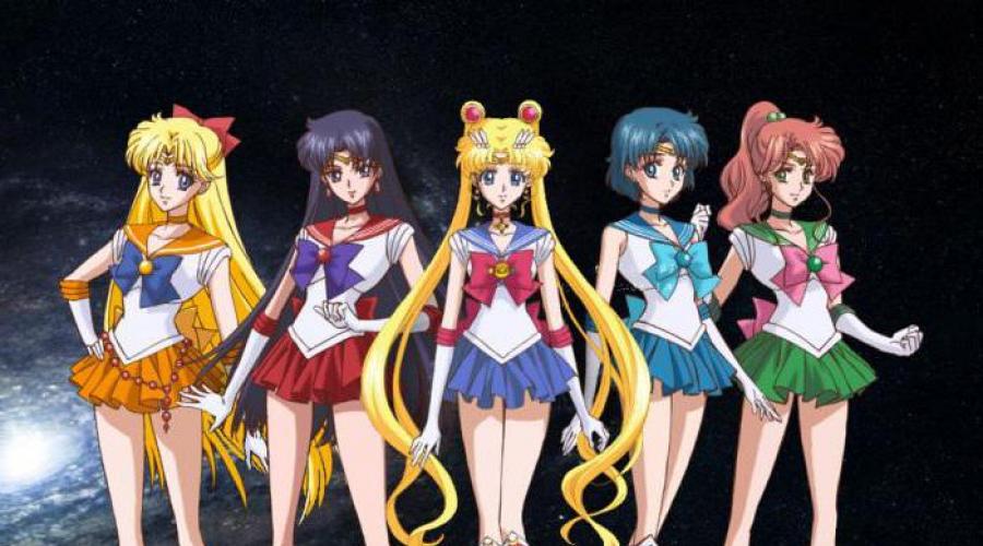 Sailormun tutti i personaggi con i nomi. Il mondo dell'Eternal Sailor Moon